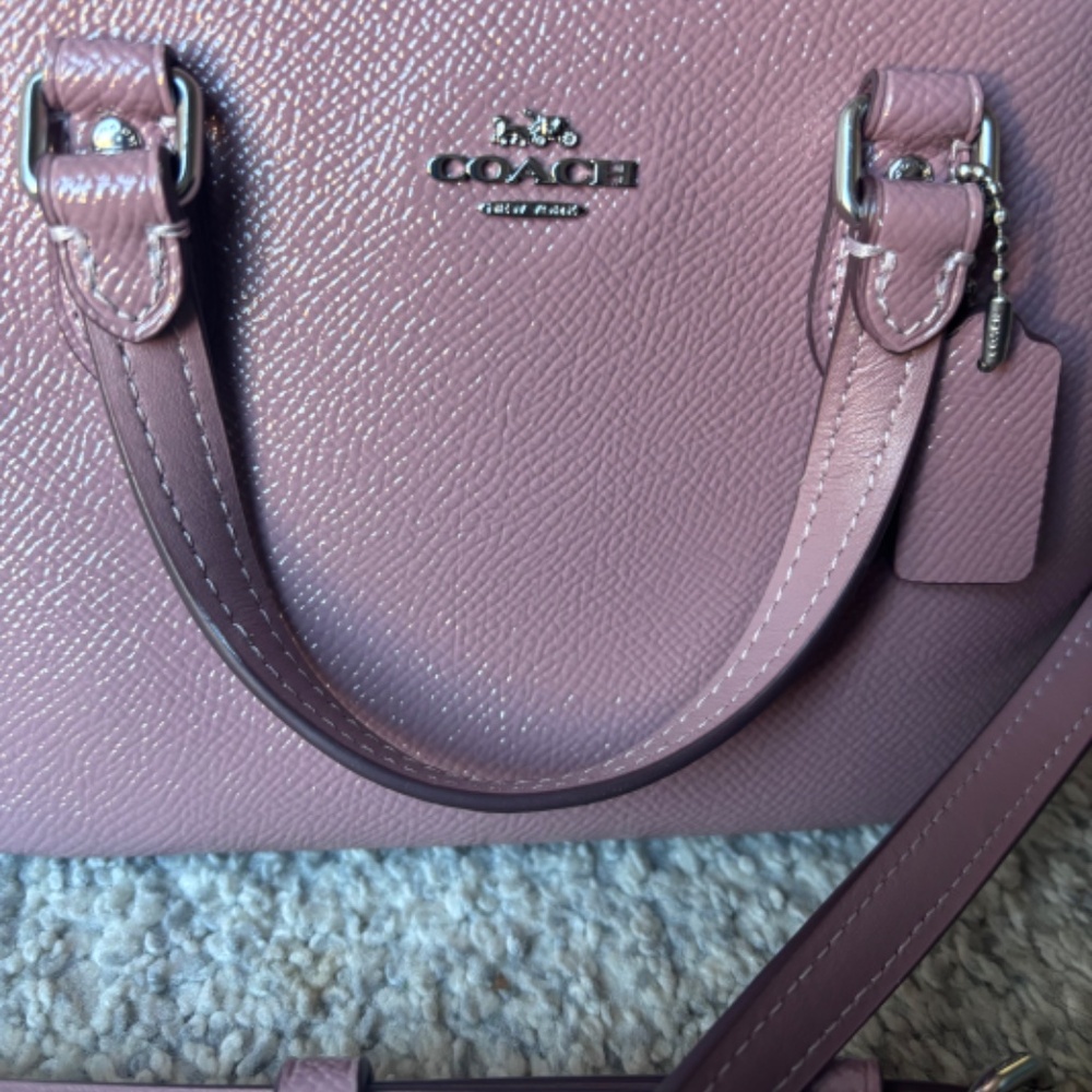 Coach Pink Shimmer Purse - Picture 3 of 4